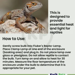 Fluker's Repta-Sun Incandescent Basking Bulb for Reptiles 75W