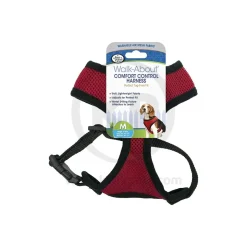 Four Paws Comfort Control Dog Harness Red Medium