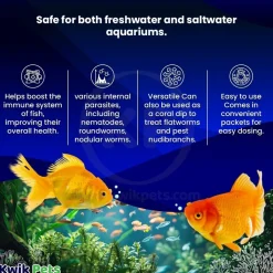 Fritz Expel-P Parasitic Treatment for Freshwater & Saltwater Aquarium Fish 20 Count