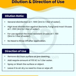 F10SC Veterinary Disinfectant 100 ml
