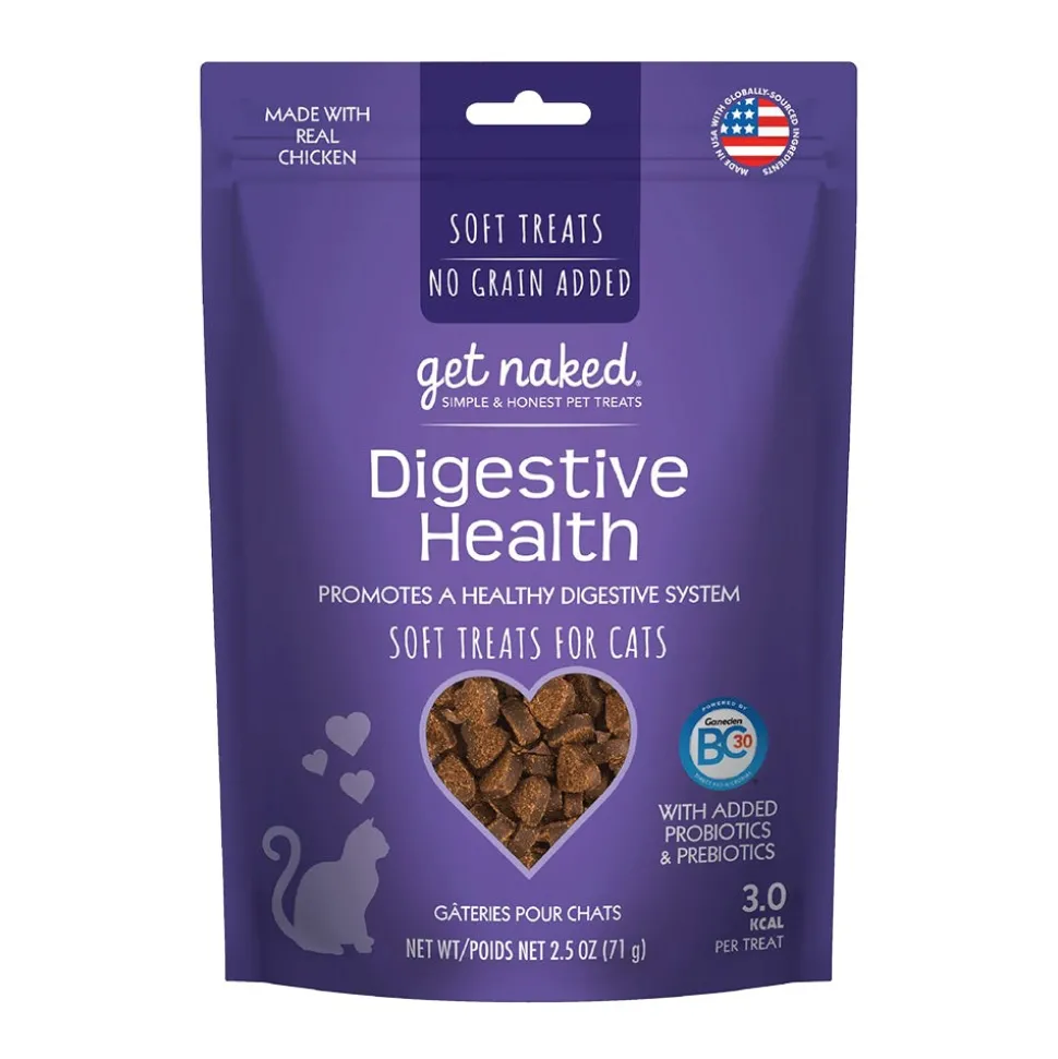 Get Naked Digestive Health Grain-Free Soft Cat Treats Chicken 2.5-oz