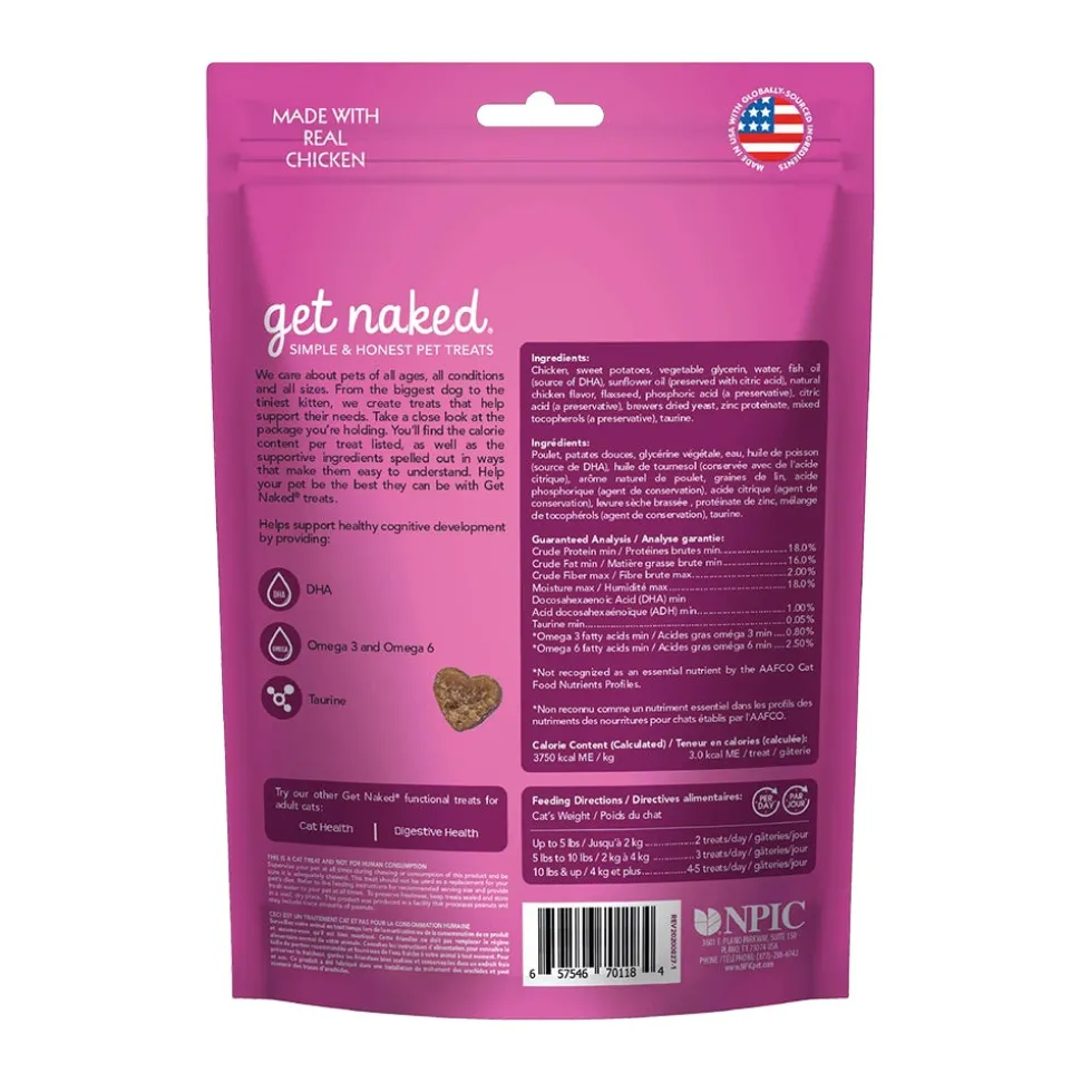 Get Naked Kitten Health Grain-Free Soft Cat Treats Chicken 2.5-oz