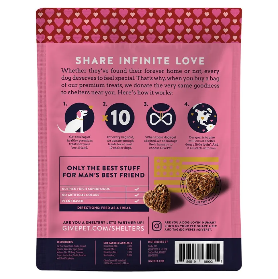 Givepet Spice Soft-Baked Premium Dog Treats Yogurt, Honey & Cinnamon 6-oz