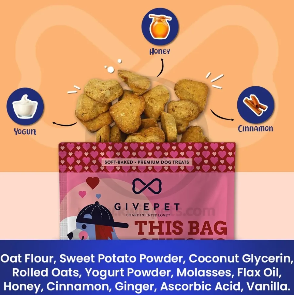 Givepet Spice Soft-Baked Premium Dog Treats Yogurt, Honey & Cinnamon 6-oz