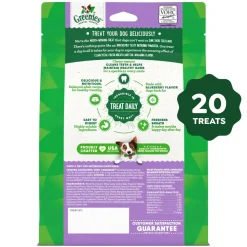 Greenies Blueberry Dog Dental Treats Petite 12-oz 20 Count