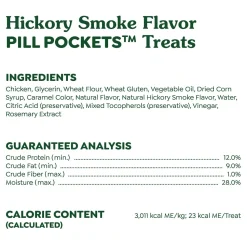 Greenies Capsule Pill Pockets Dog Treats Hickory Smoke 15.8-oz 60 Count
