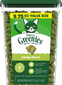 Greenies Feline Catnip Adult Cat Dental Treats 9.75-oz