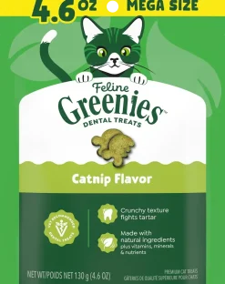 Greenies Feline Catnip Adult Cat Dental Treats 4.6-oz