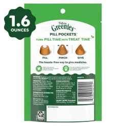 Greenies Feline Pill Pockets Cat Treats Chicken 1.6-oz 45 Count