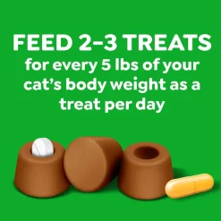 Greenies Feline Pill Pockets Cat Treats Catnip 1.6-oz 45 Count