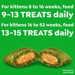 Greenies Feline SmartBites Chicken Healthy Kitten Treats 2.1-oz