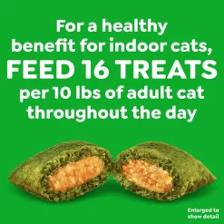 Greenies Feline SmartBites Healthy Indoor Chicken Cat Treats 2.1-oz