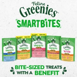Greenies Feline SmartBites Healthy Indoor Chicken Cat Treats 2.1-oz