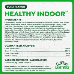 Greenies Feline SmartBites Healthy Indoor Tuna Cat Treats 4.6-oz