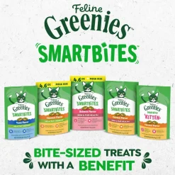 Greenies Feline SmartBites Healthy Indoor Chicken Cat Treats 4.6-oz