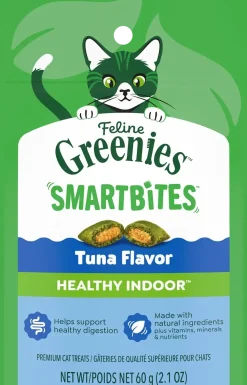 Greenies Feline SmartBites Healthy Indoor Tuna Cat Treats 2.1-oz