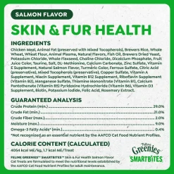 Greenies Feline Smartbites Healthy Skin & Fur Health Cat Treats Salmon 2.1-oz