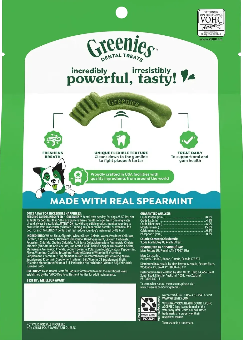 Greenies Fresh Dog Dental Treats Regular 12-oz 12 Count