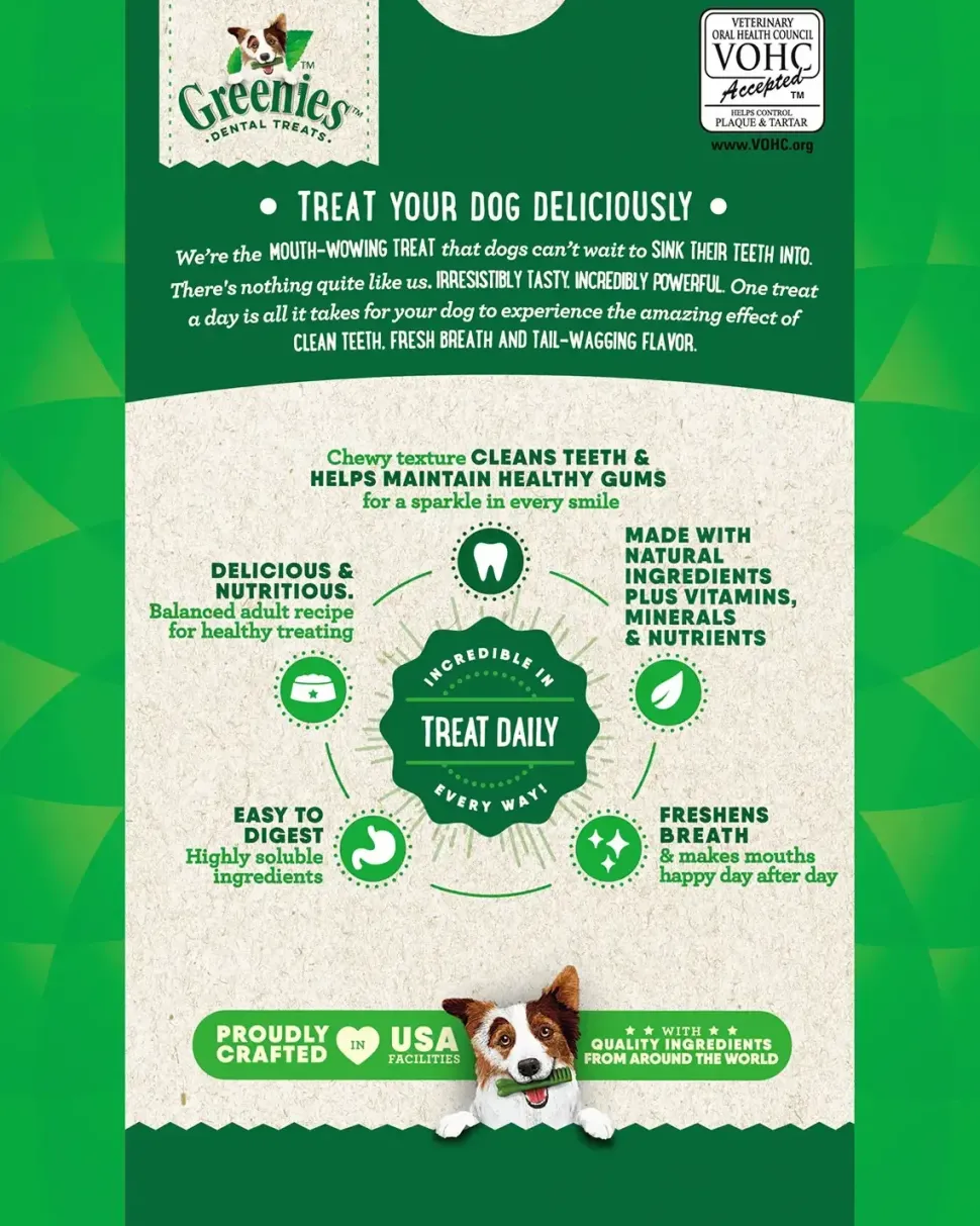 Greenies Original Dog Dental Treats Large 27-oz 17 Count