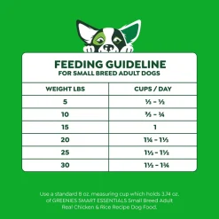 Greenies Smart Essentials Small Breed Adult Dry Dog Food Real Chicken & Rice Recipe 5.5-lb