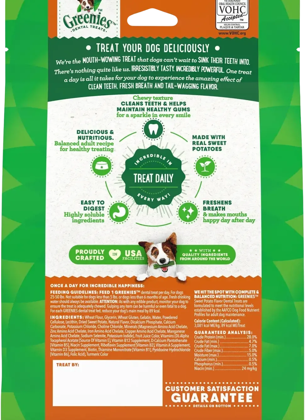 Greenies Sweet Potato Dog Dental Treats Regular 12-oz 12 Count