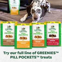 Greenies Tablet Pill Pockets Dog Treats Cheese 3.2-oz 30 Count