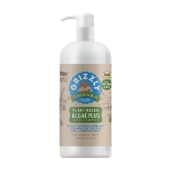 Grizzly Omegas Plant Based Algae Plus Food Supplement for Dogs & Cats 32-oz