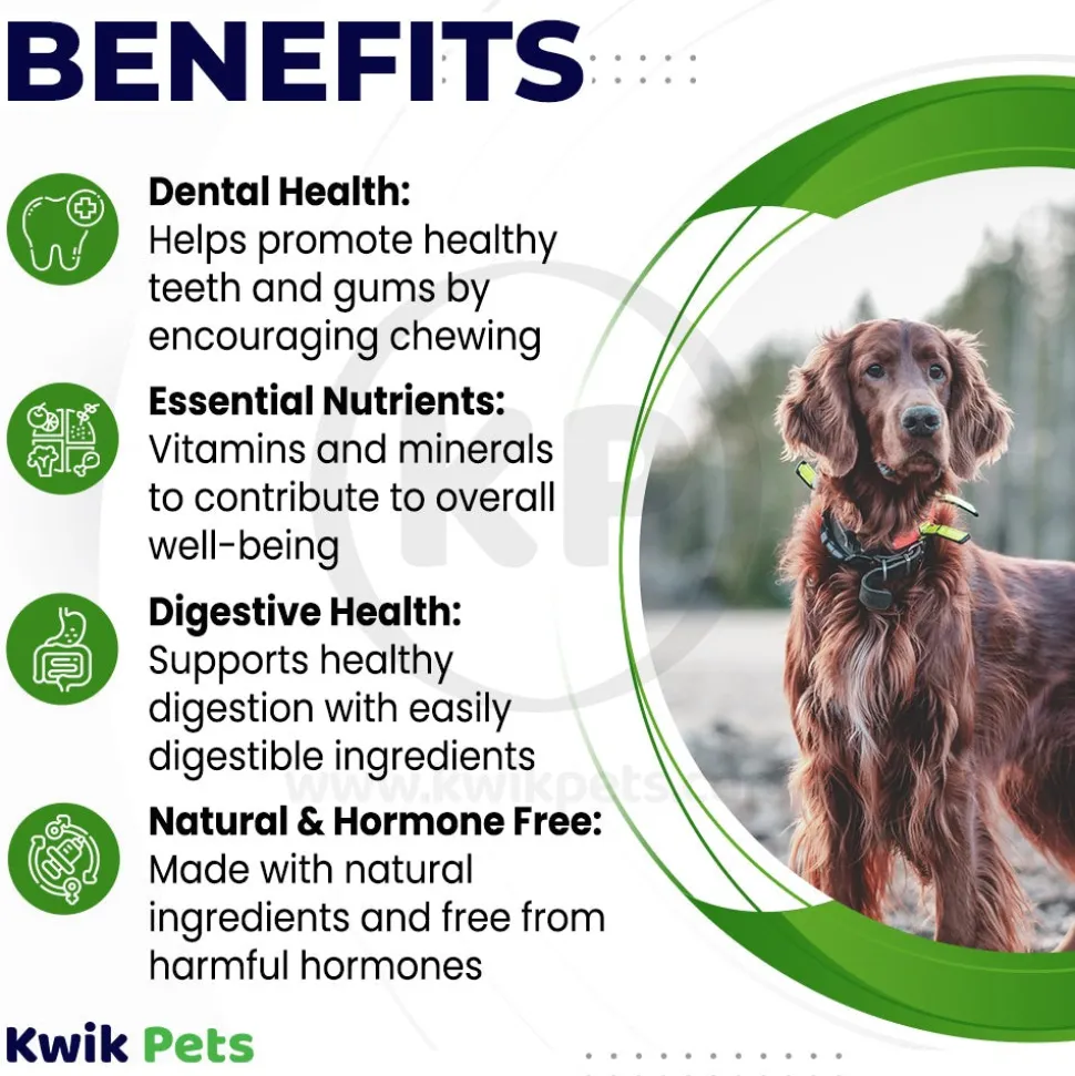 Happy Howie's Beef Woof Stix Dog Treat 6-in 13 Count