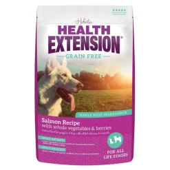 Health Extension Grain-Free Dry Dog Food Salmon Recipe 4-lb