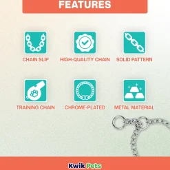 Herm Sprenger Dog Chain Training Collar 20-in Neck, 3.0-mm Wide