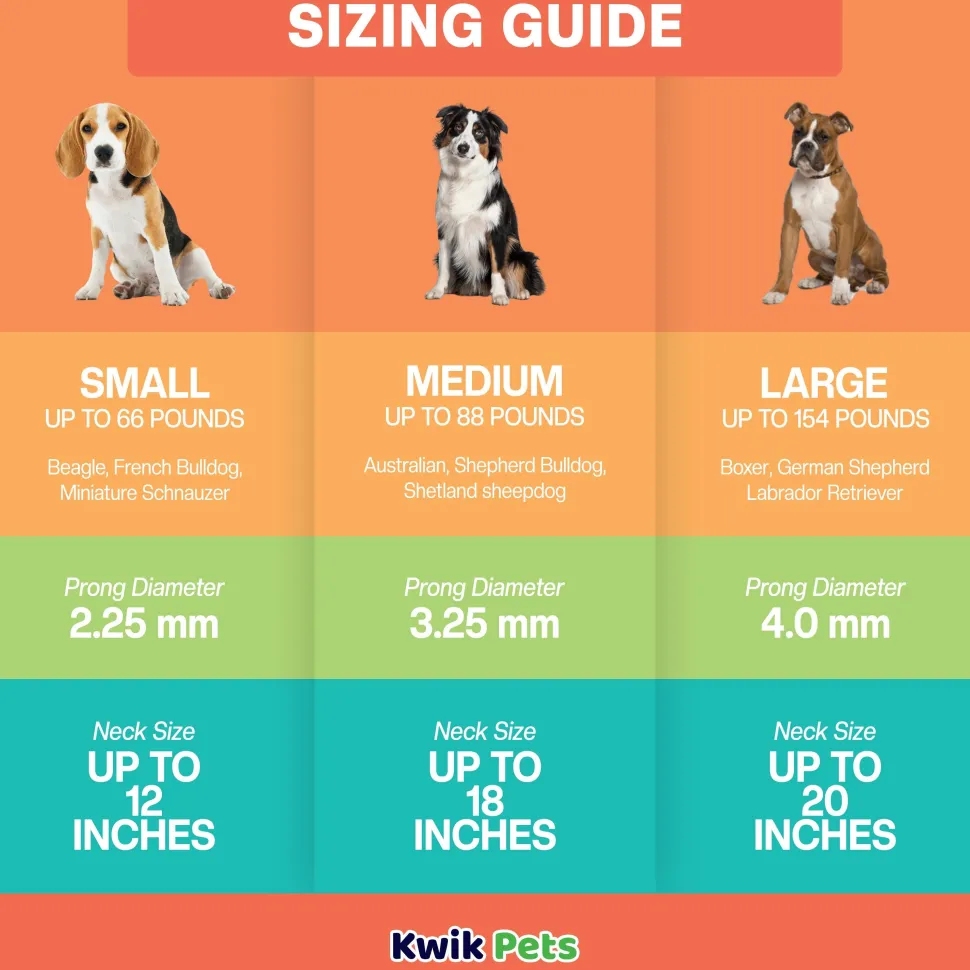 Herm Sprenger Ultra Plus Dog Prong Training Collar 14-in Neck 2.25-mm Wide