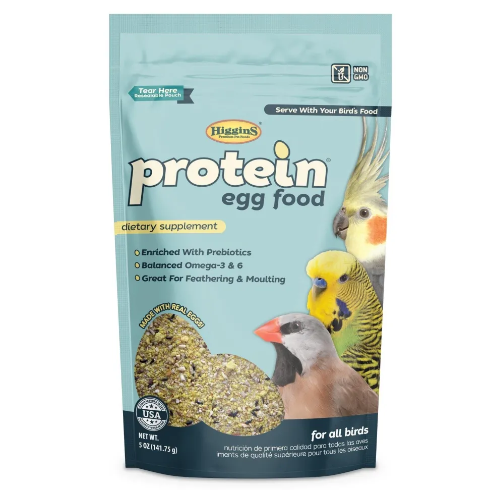 Higgins Protein Egg Food for All Pet Birds 5-oz
