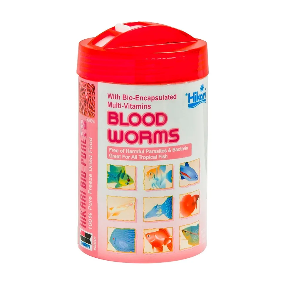 Hikari USA Bio-Pure Bloodworms Freeze Dried Fish Food 0.42-oz