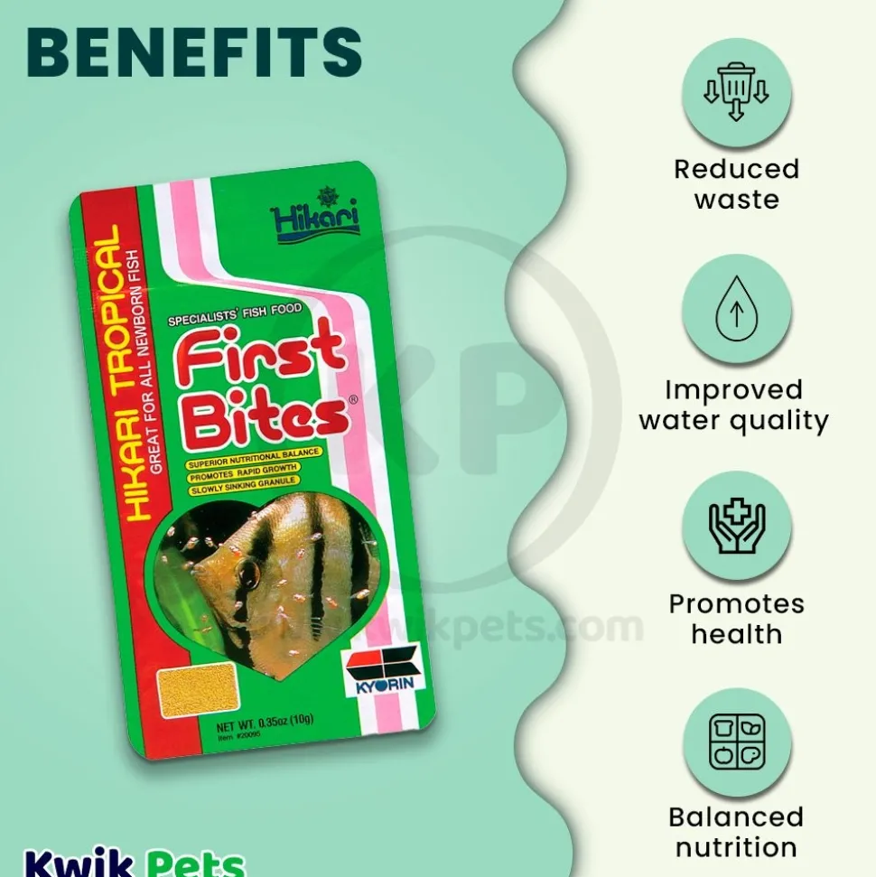 Hikari USA First Bites Granule Fish Food 0.35-oz