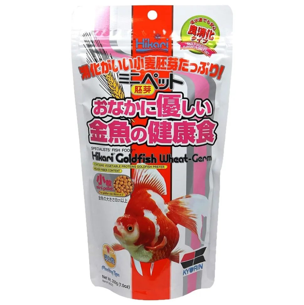 Hikari USA Goldfish Wheat-Germ Floating Mini Pellets Fish Food 7-oz