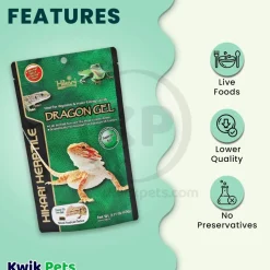 Hikari USA Herptile DragonGel Reptile Food 2.11-oz