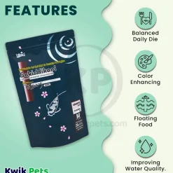 Hikari USA Saki-Hikari Growth Floating Medium Pellets Fish Food for Koi 17.6-oz