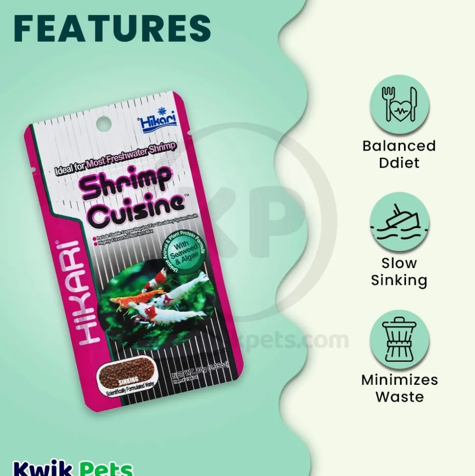 Hikari USA Shrimp Cuisine Sinking Pellets Fish Food 0.35-oz