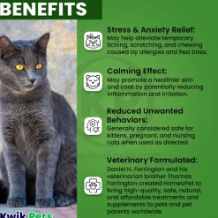 HomeoPet Feline Anxiety Relief Calming Supplement for Cats 15 ml