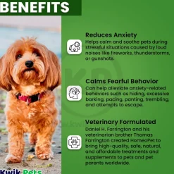 HomeoPet Fireworks Anxiety Supplement for All Pets 15 ml