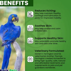 HomeoPet Skin & Itch Relief Supplement for All Pets 15 ml