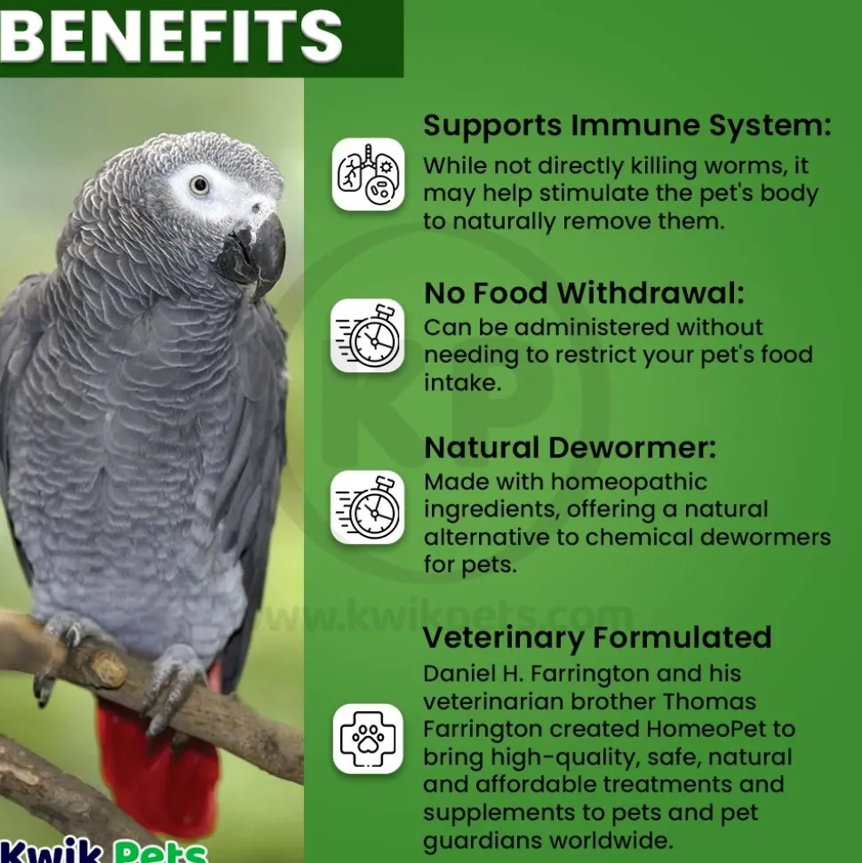 HomeoPet WRM Clear Dewormer for All Pets 15 ml
