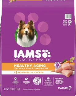 IAMS Mature Adult Senior Dry Dog Food Real Chicken 29.1-lb