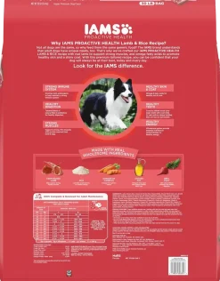 IAMS Minichunks Adult Dry Dog Food Lamb & Rice 30-lb