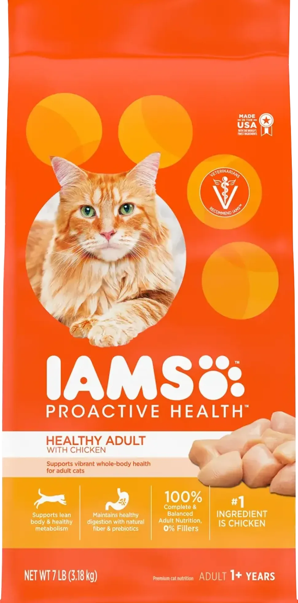 IAMS Proactive Health Adult Dry Cat Food Chicken 7-lb