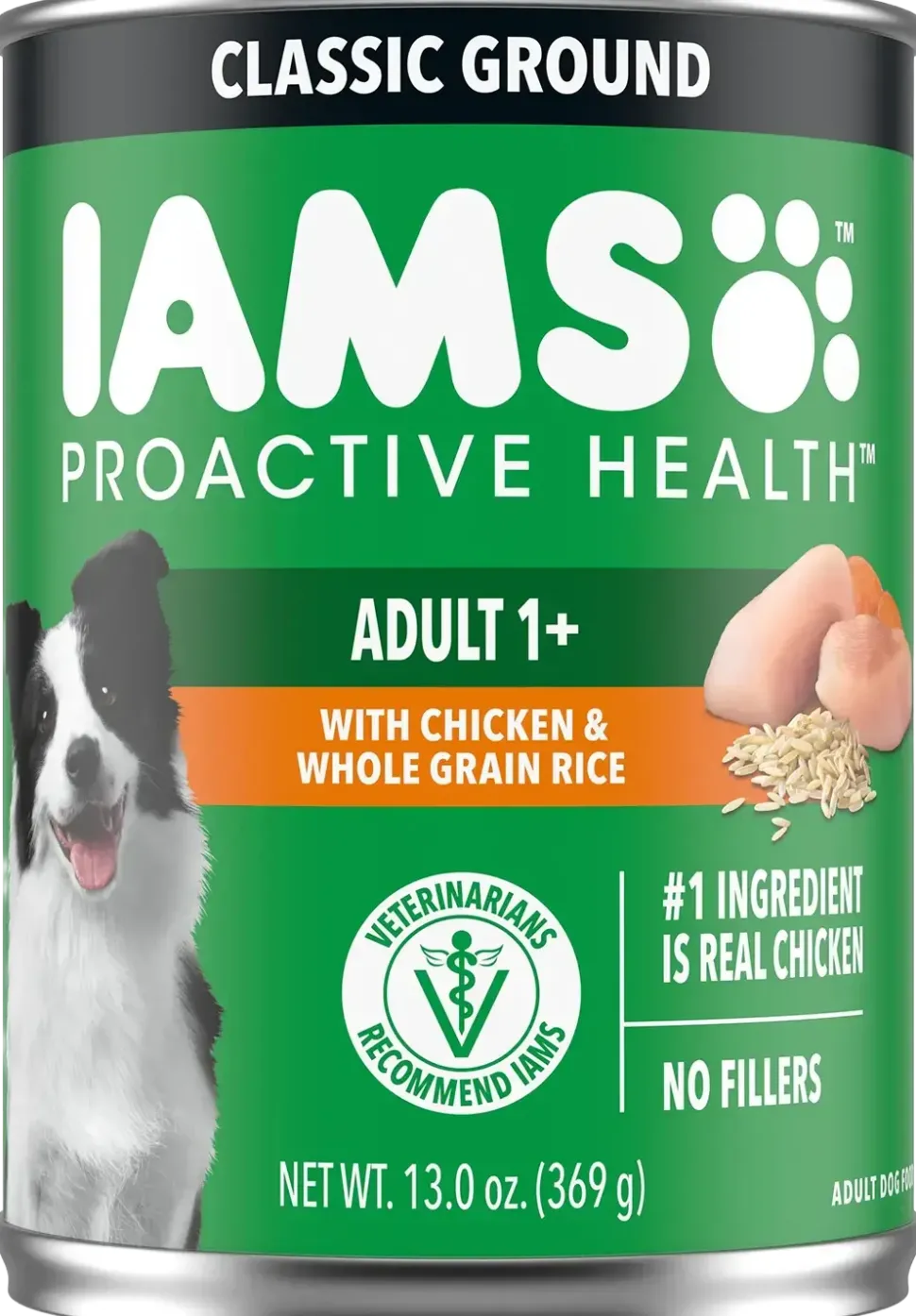 IAMS Proactive Health Adult Wet Dog Food Pate with Chicken & Rice 13.2-oz