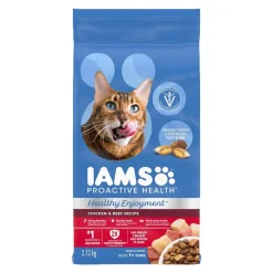 IAMS ProActive Health Healthy Enjoyment Adult Dry Cat Food Chicken & Beef 6-lb
