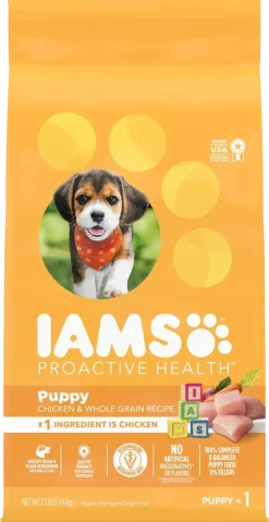 IAMS Proactive Health Smart Puppy Dry Dog Food Real Chicken 7-lb