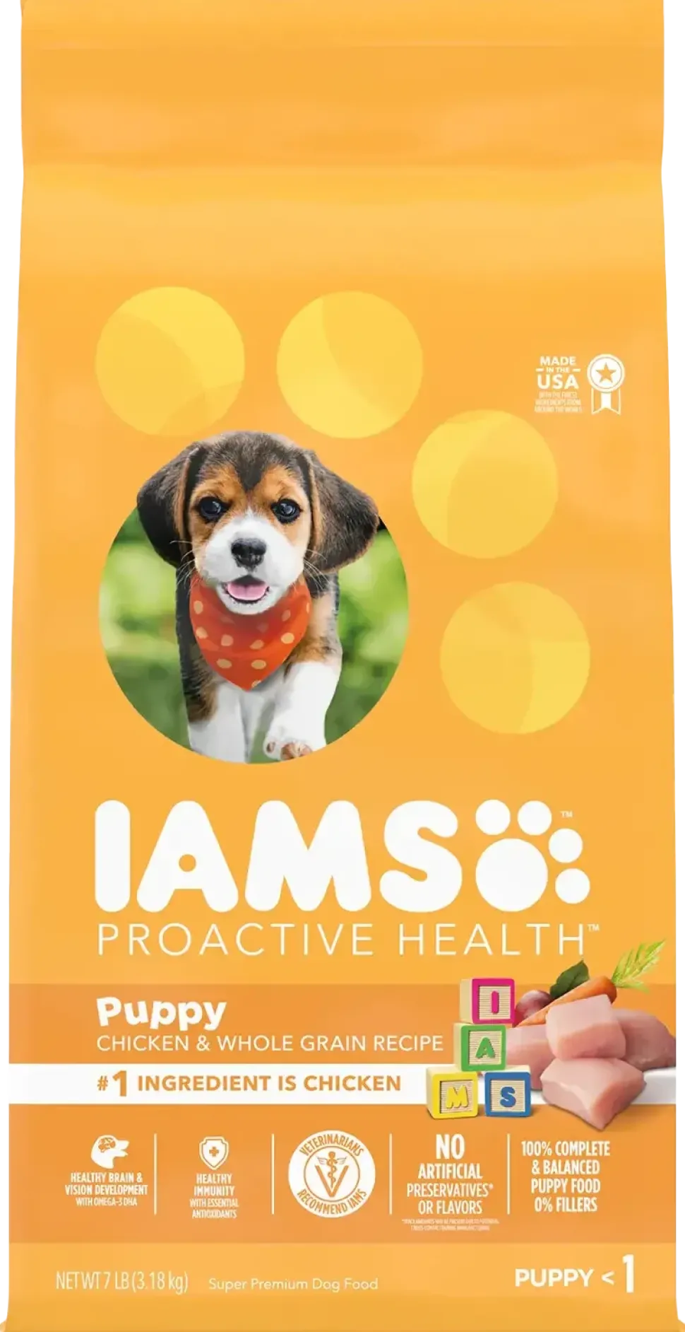 IAMS Proactive Health Smart Puppy Dry Dog Food Real Chicken 7-lb