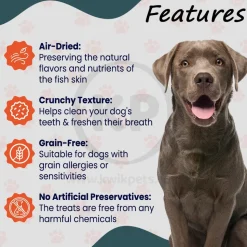Icelandic+ Redfish Skin Rolls Natural Dog Treats 3-oz